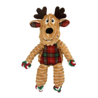 Kong Holiday Floppy Knots Dog Toy - Reindeer - Small/Medium
