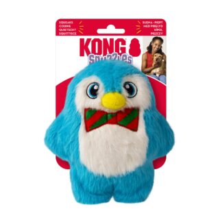 Kong Holiday Snuzzles Dog Toy - Penguin - Medium