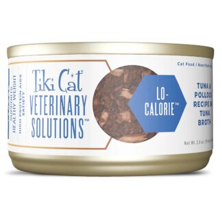 Tiki Cat Veterinary Solutions Lo-Calorie Canned Cat Food - Tuna & Pollock Flaked - 18 x 79 g