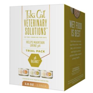 Tiki Cat Veterinary Solutions pH-Balance Canned Cat Food - Trial Variety Pack - 3 x 79 g