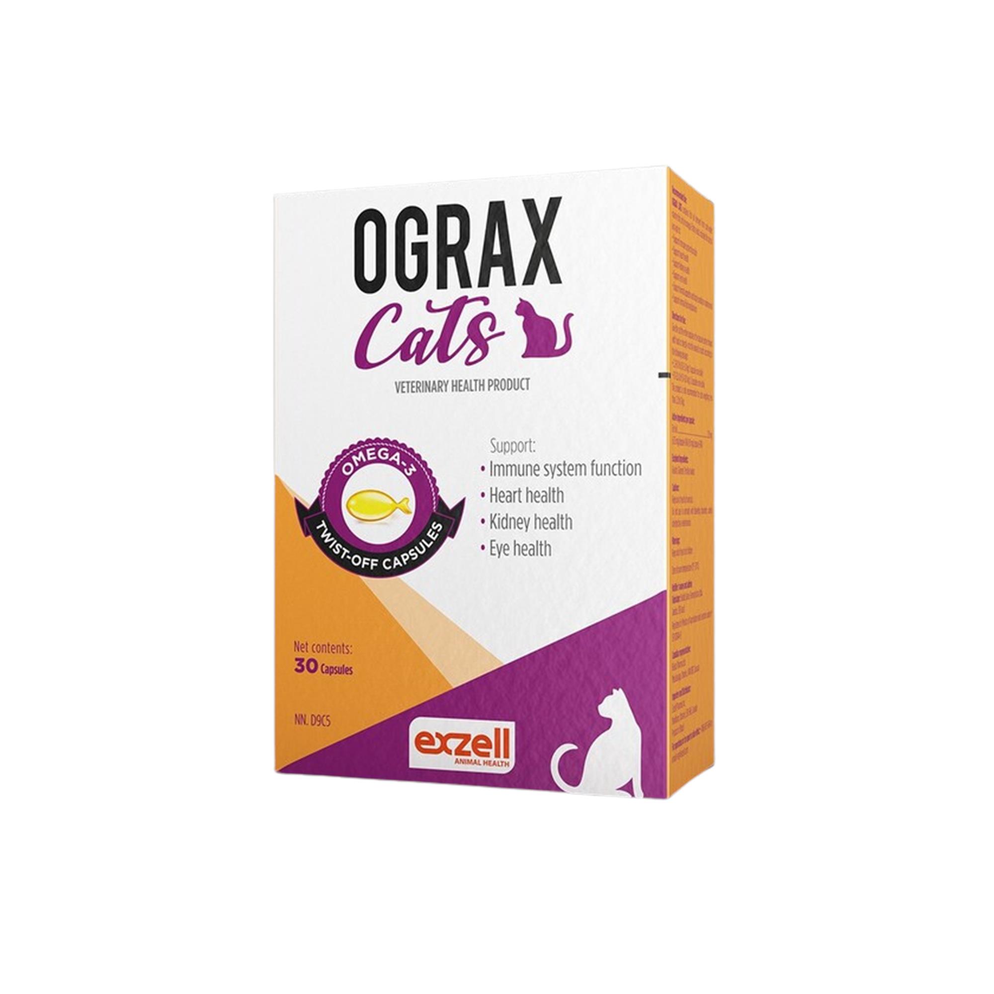 OGRAX Cats Omega-3 Twist-Off Capsules - 30 Capsules