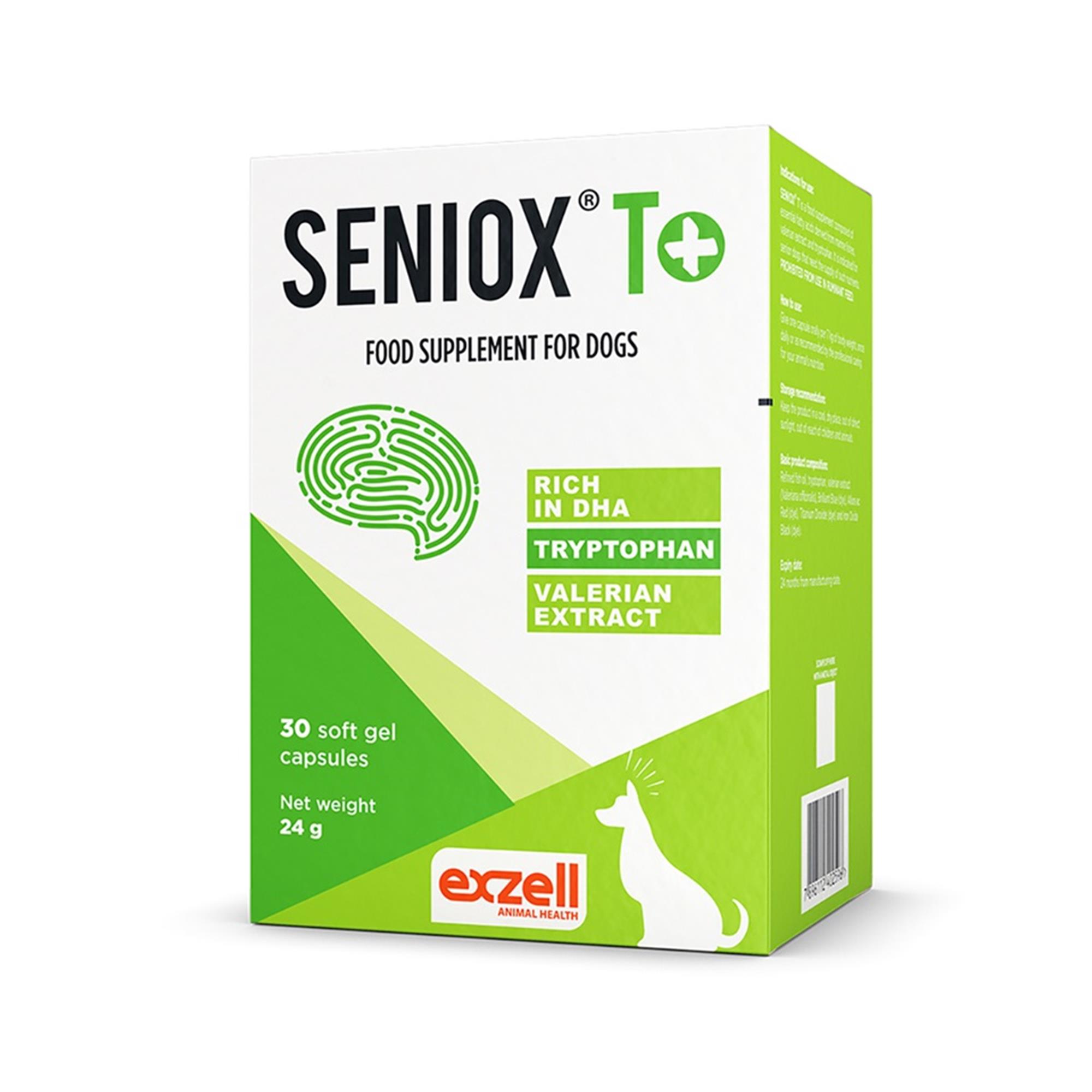 SENIOX T+ Supplement for Dogs - 30 Capsules
