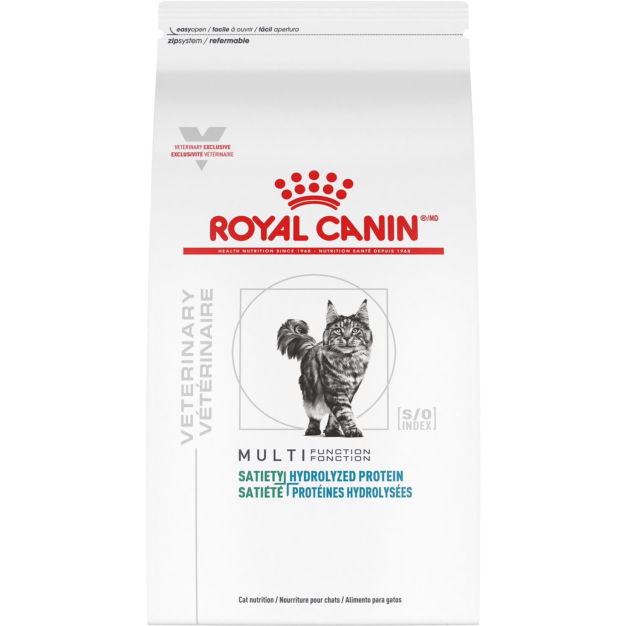 Royal Canin® VETERINARY DIET® Feline SATIETY SUPPORT + HYDROLYZED PROTEIN HP Dry Cat Food (Dry) - 3.18 kg