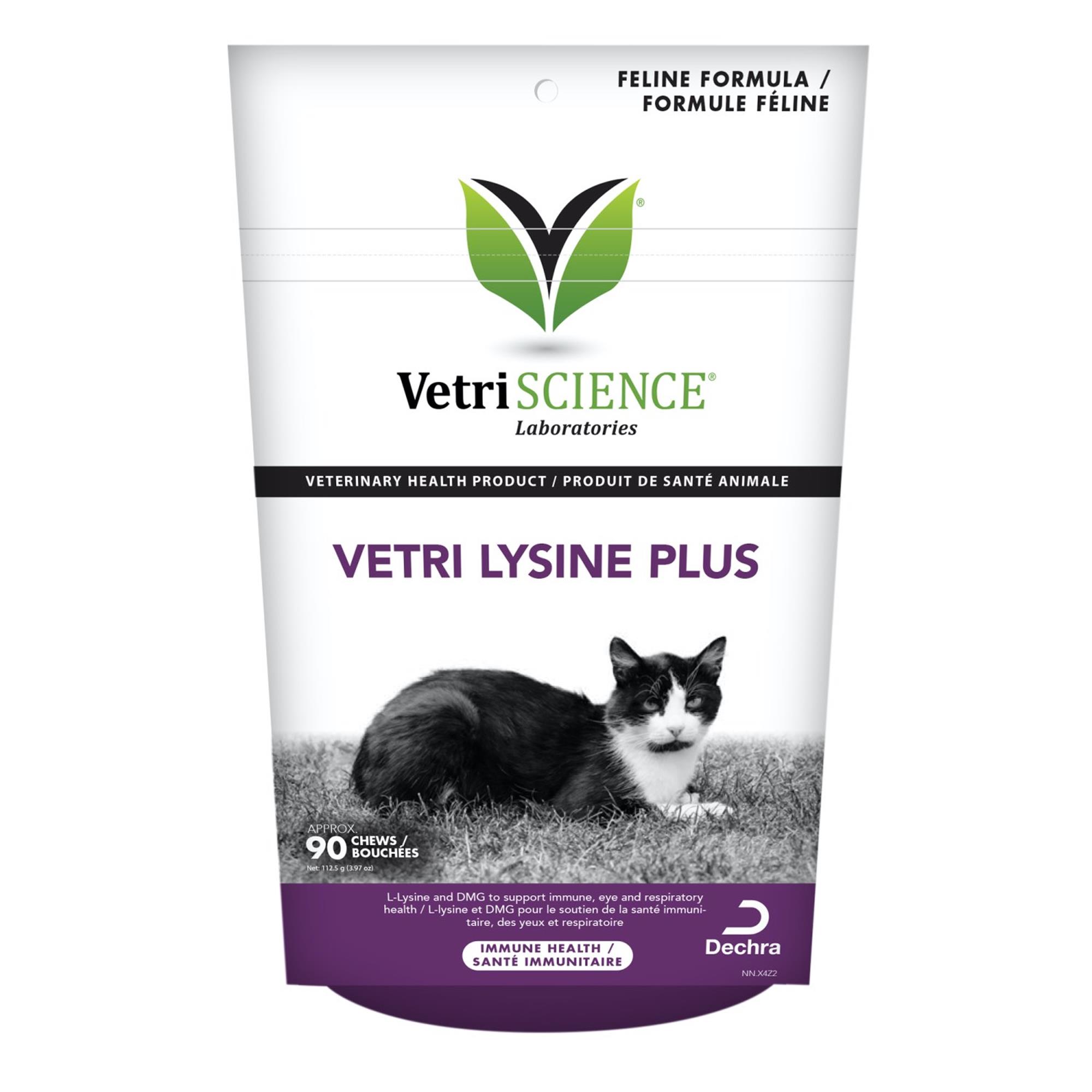 VetriScience Vetri Lysine Plus Chews for Cats - 90 Chews