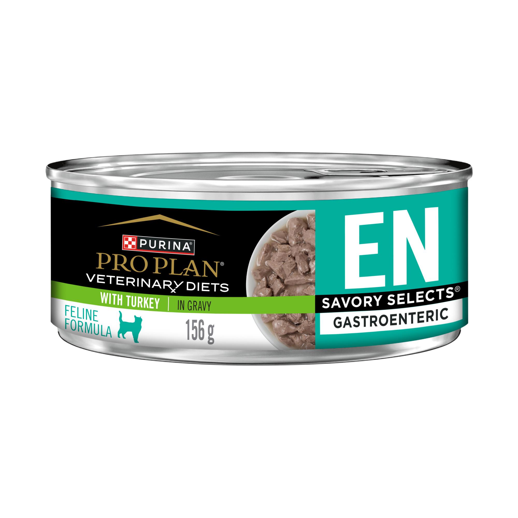 Purina® Pro Plan Veterinary Diets® EN Gastroenteric® Savory Selects with Turkey, Wet Cat Food Formula (Wet) - 156 g (24 pack)