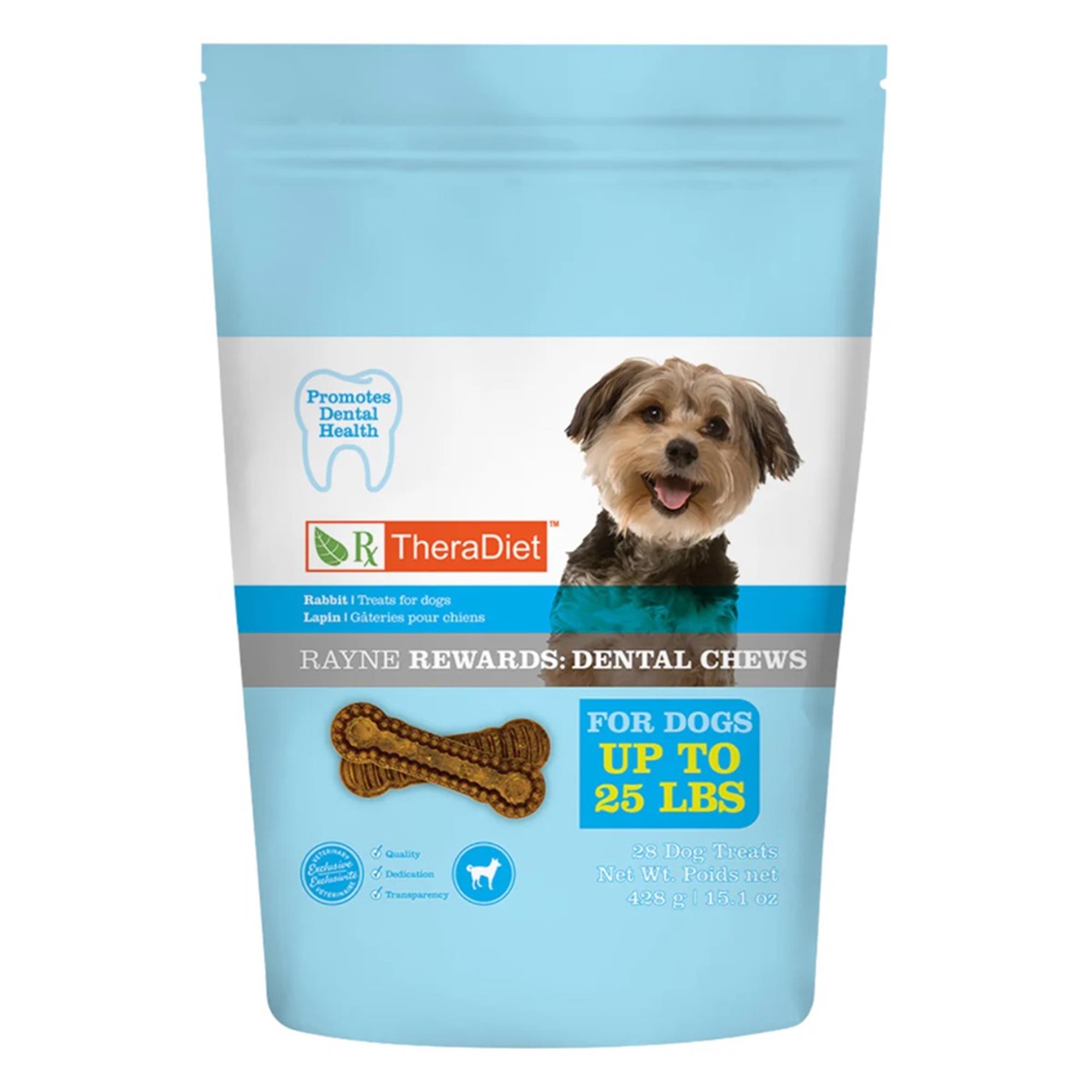 Rayne Rewards Dental Chews for Dogs - Rabbit - Small (Up to 25 lbs/11 kg) - 428 g