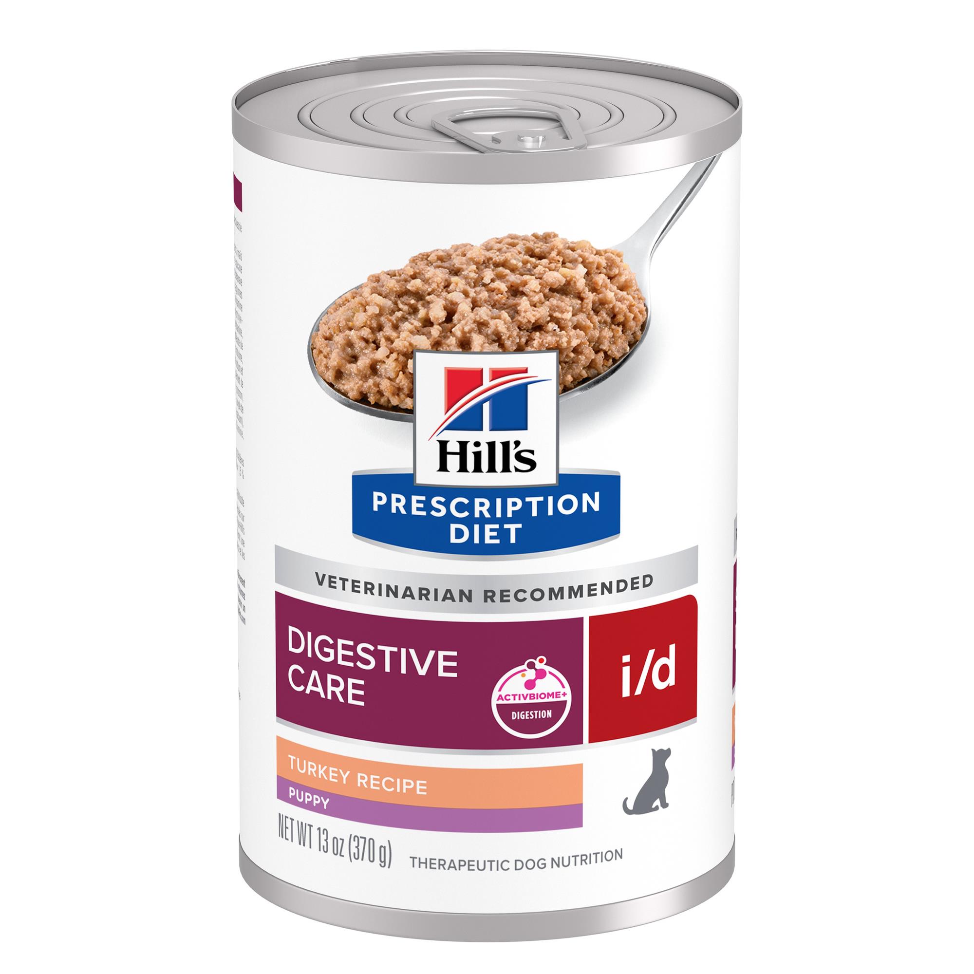 Hill's Prescription Diet i/d Digestive Care Puppy Turkey Recipe Canned Dog Food (Wet), 370 g, 12-pack