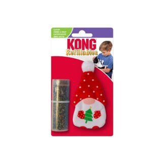 Kong Holiday Refillables Cat Toy - Gnome