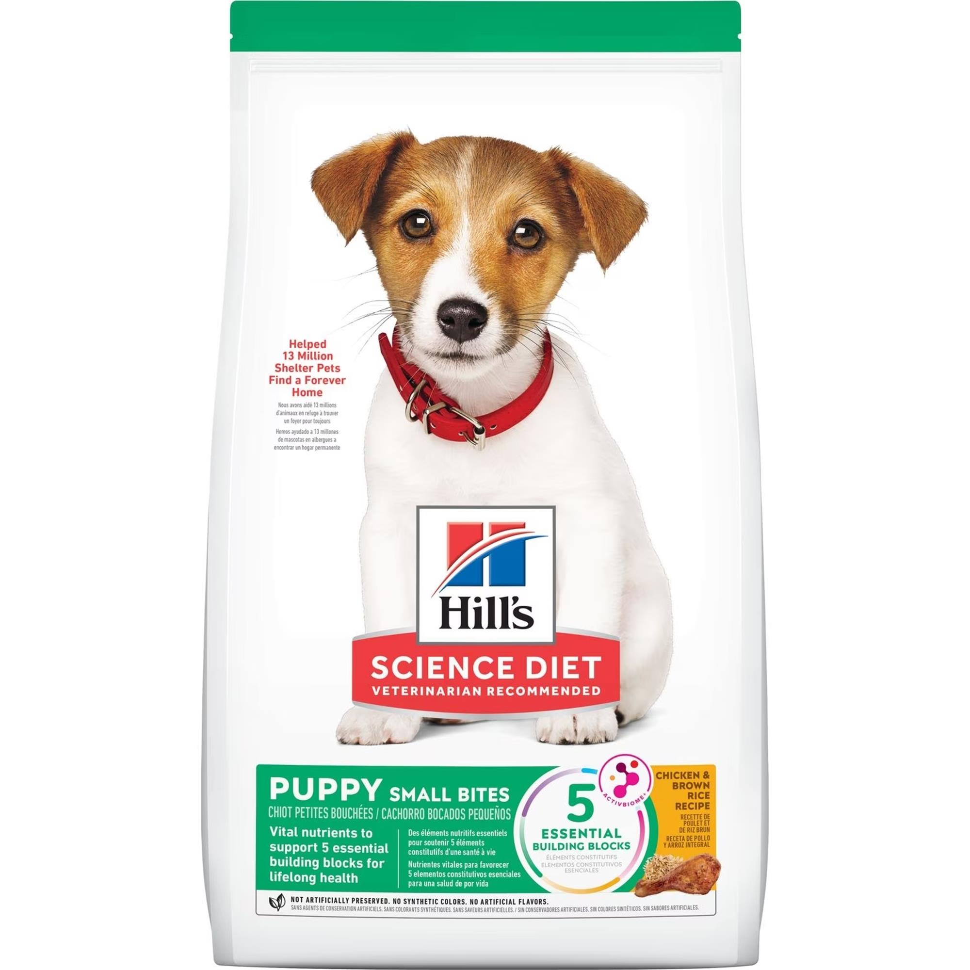 Hill's Science Diet® Puppy Small Bites Chicken & Brown Rice Recipe Dog Food - Dry - 2.04 kg