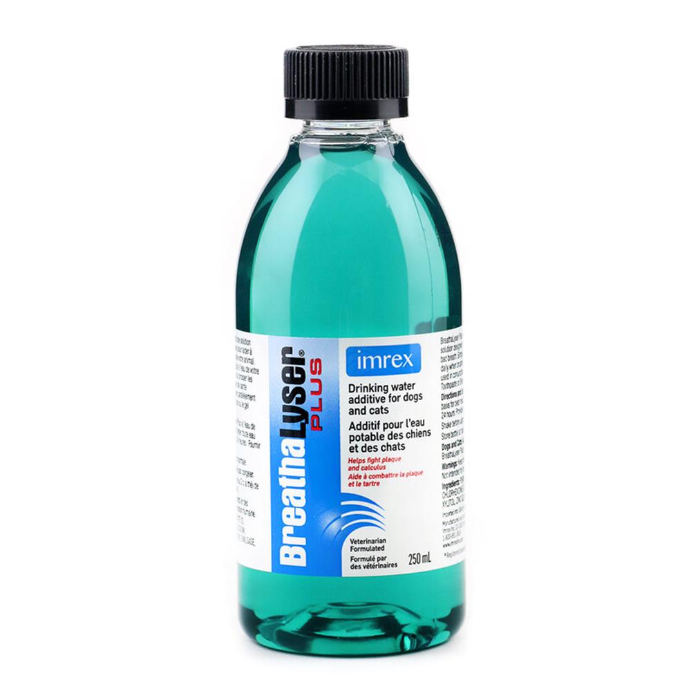 BreathaLyser Plus Drinking Water Additive for Dogs & Cats - 250 mL