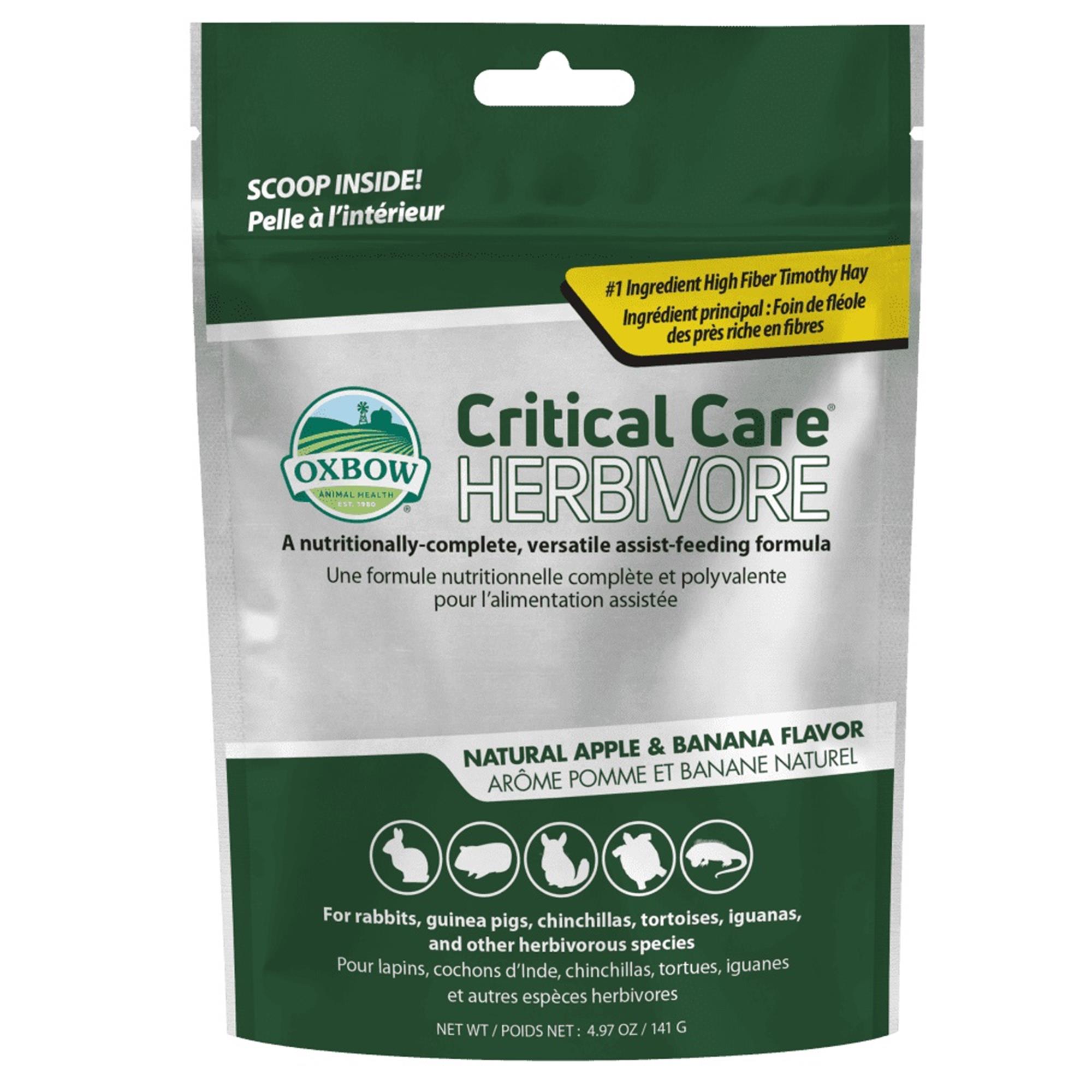 Oxbow Critical Care for Herbivores - Natural Apple and Banana Flavour - 141 g