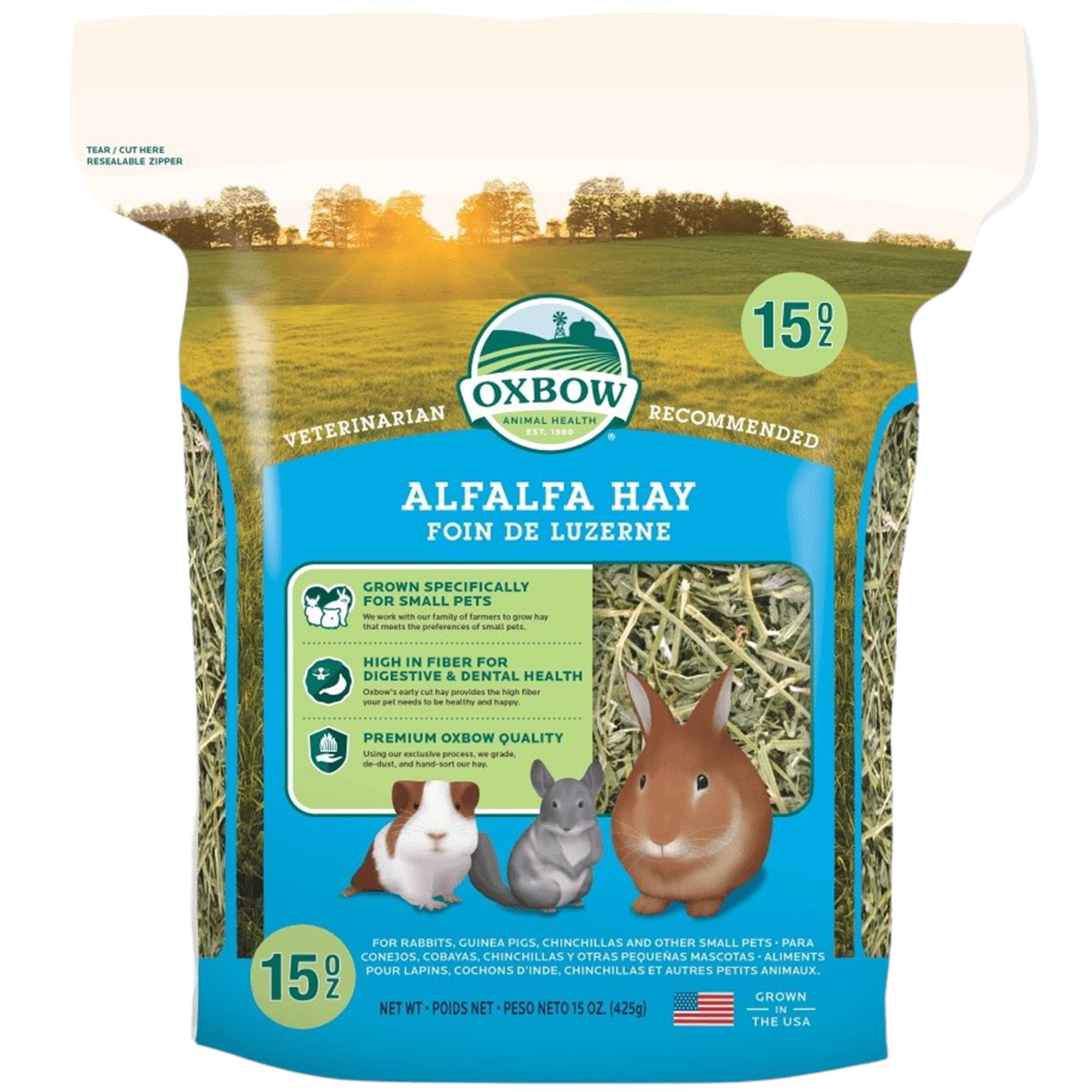 Oxbow Alfalfa Hay Bag - 425 g (15 oz.)