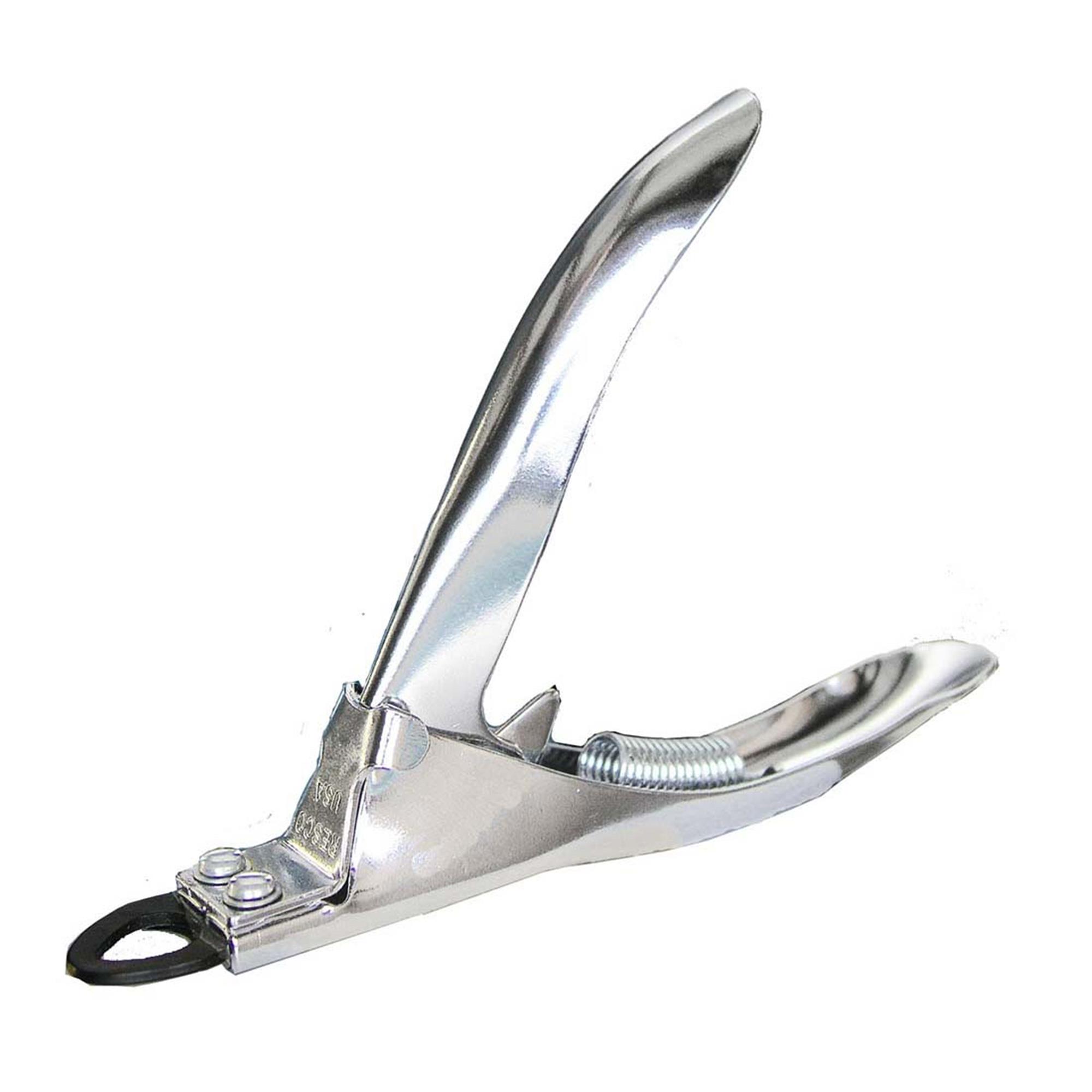 Resco Guillotine Nail Trimmer for Large Dogs - Silver