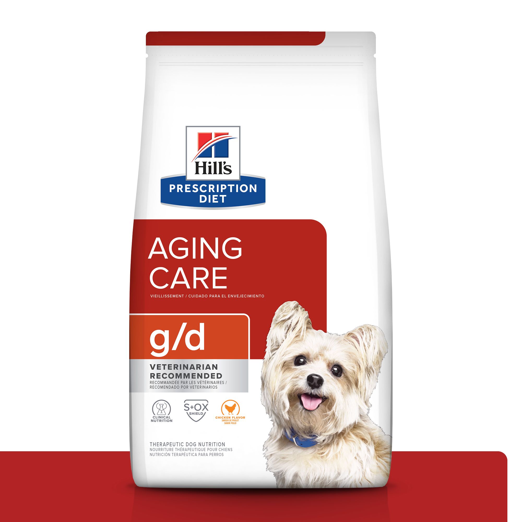 Hill's Prescription Diet g/d Aging Care Chicken Flavor Dry Dog Food (Dry) - 3.9 kg bag