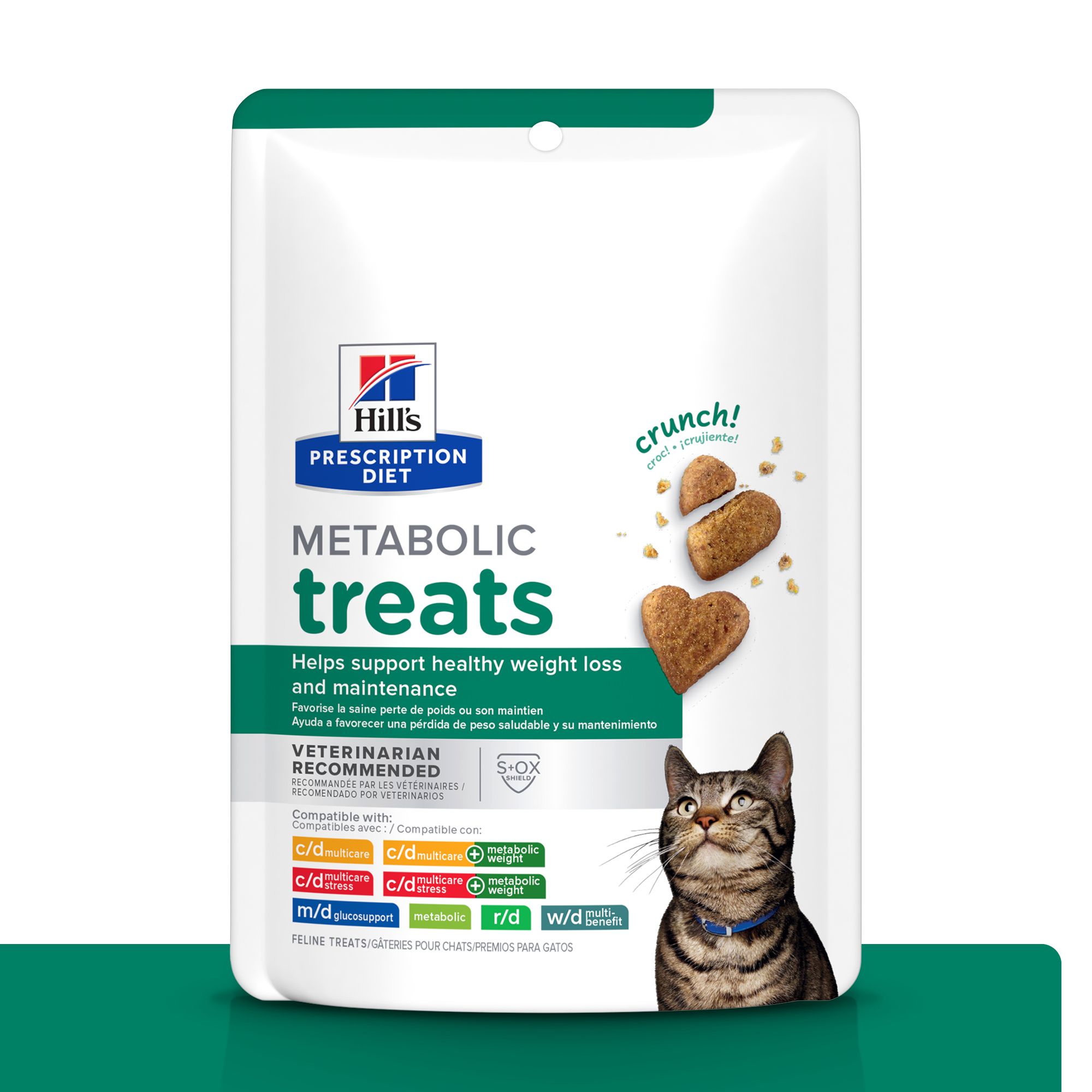 Hill's Prescription Diet Metabolic Weight Management Cat Treats (Dry) - 71 g bag