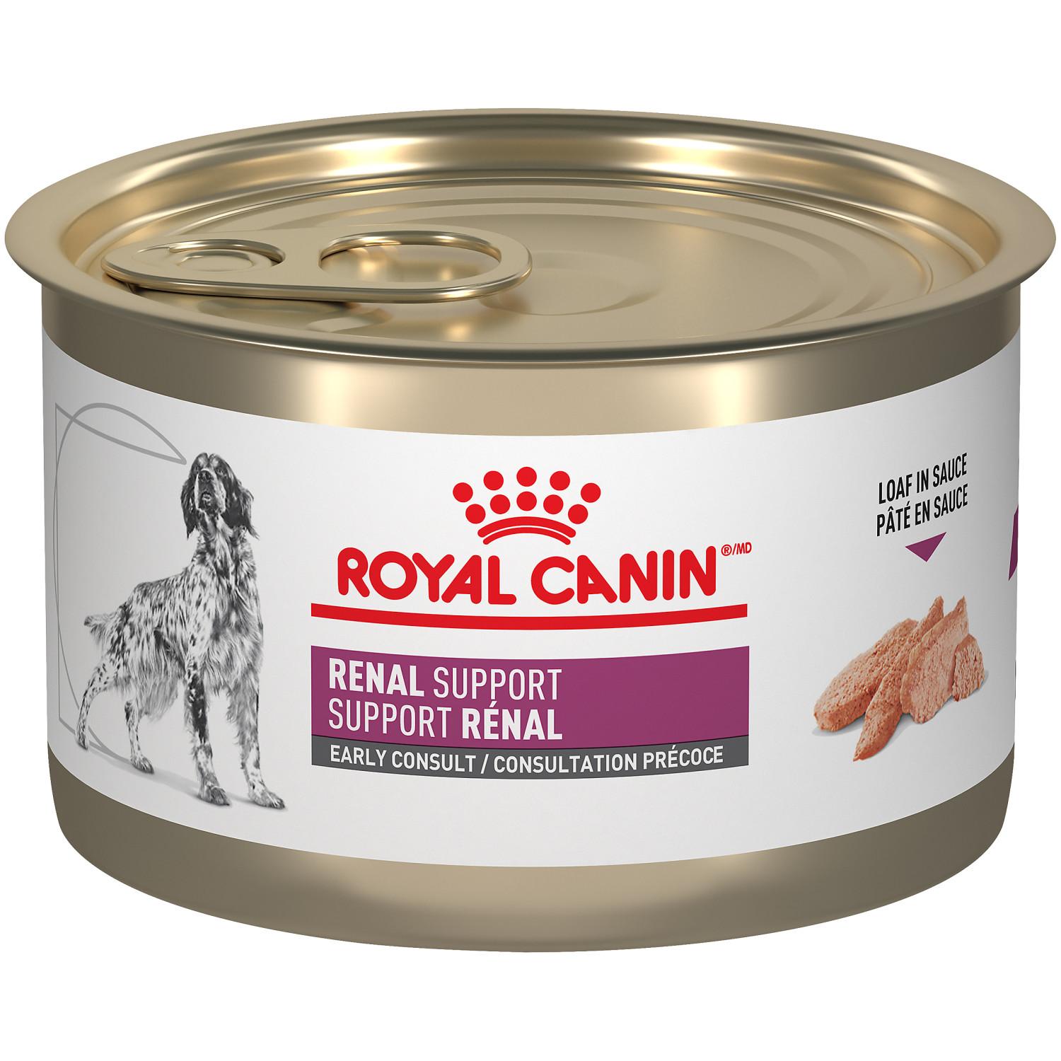Royal Canin® VETERINARY DIET® Canine Renal Support Early Consult Loaf in Sauce Canned Dog Food (Wet) - 24 x 150 g